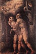 Pontormo, Jacopo The Expulsion from Earthly Paradise oil painting artist
